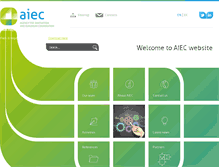 Tablet Screenshot of aiec-ngo.eu